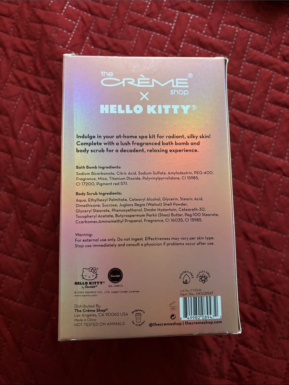 Hello kitty spa set - Picture 2 of 4